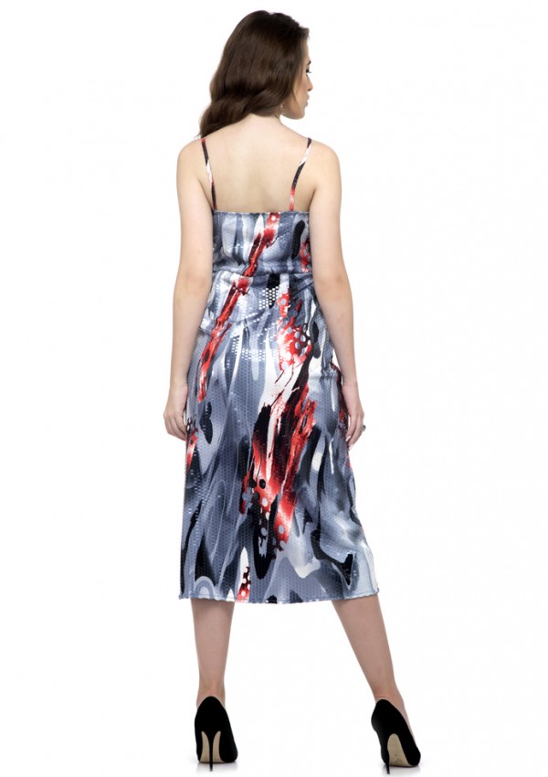 High slit dress party wear