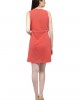 V neck Cowl Skater dress