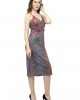 V neck One-piece dress