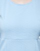 Light Blue Full Cut Bell Sleeve Dress