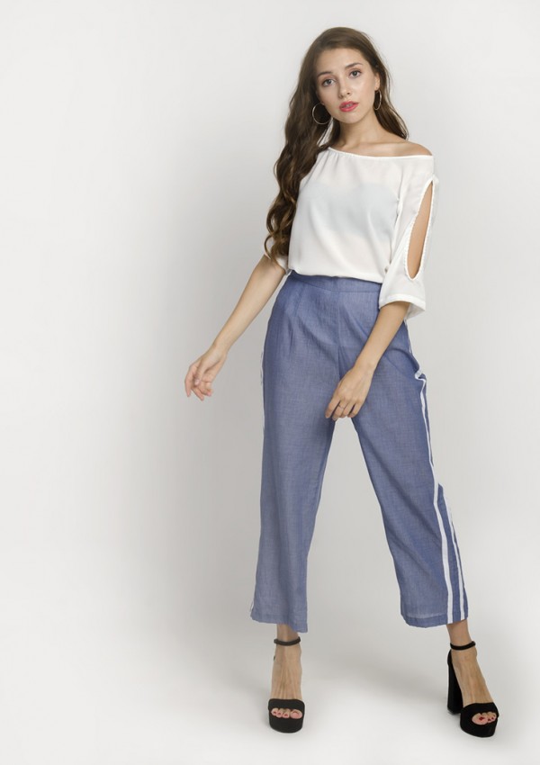 Stripped Palazzo Pant
