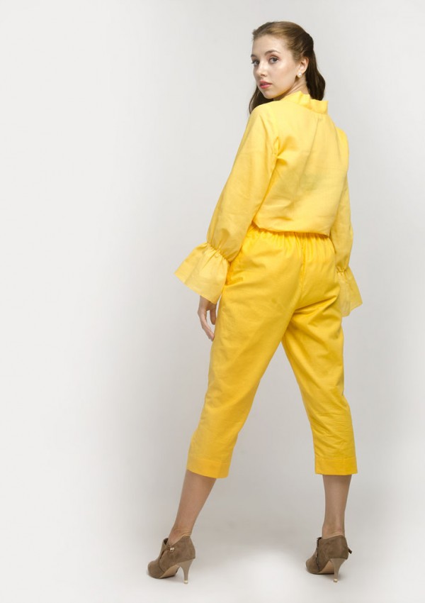 Yellow Full Sleeve Top