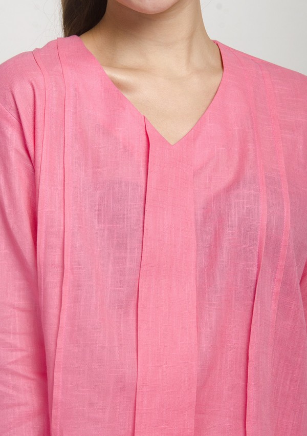 Rose Pink Full Sleeve Top