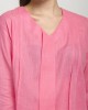 Rose Pink Full Sleeve Top