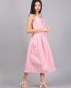 STRIPE SPAGHETTI  DRESS