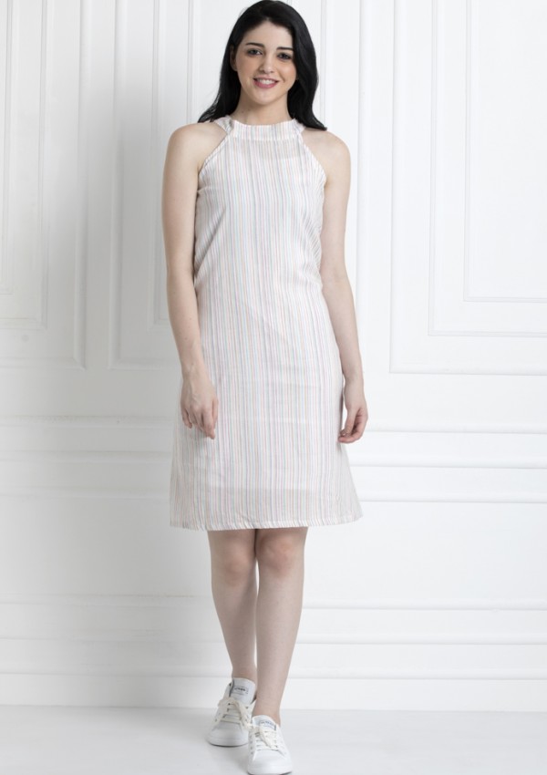 Sleeveless Knee Length Dress