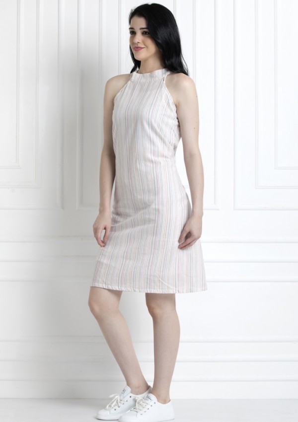 Sleeveless Knee Length Dress