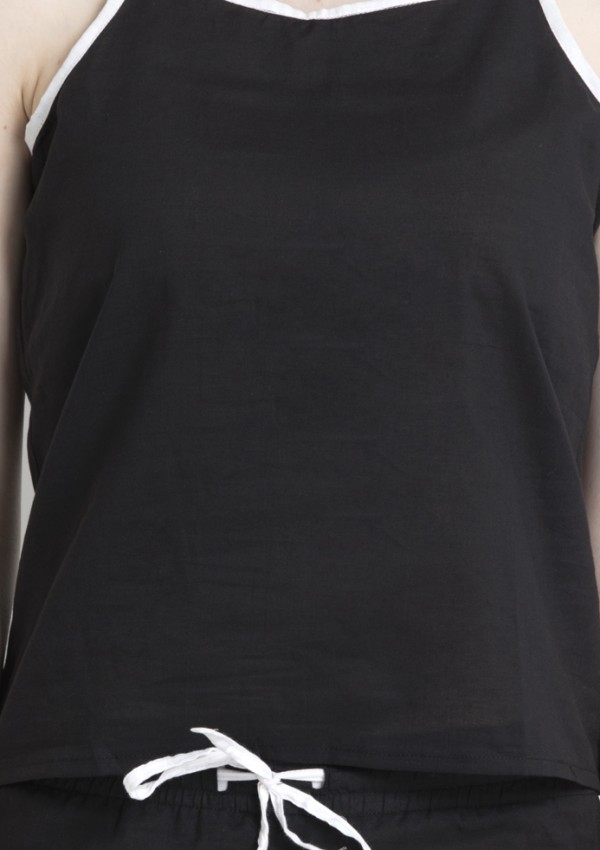 Spaghetti & Shorts In Organic Cotton. Perfect for That Super Comfortable Feel