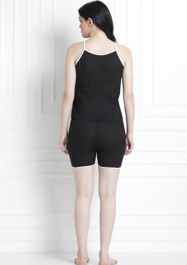 Spaghetti & Shorts In Organic Cotton. Perfect for That Super Comfortable Feel