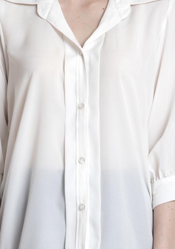 Front Panel Collared Shirt