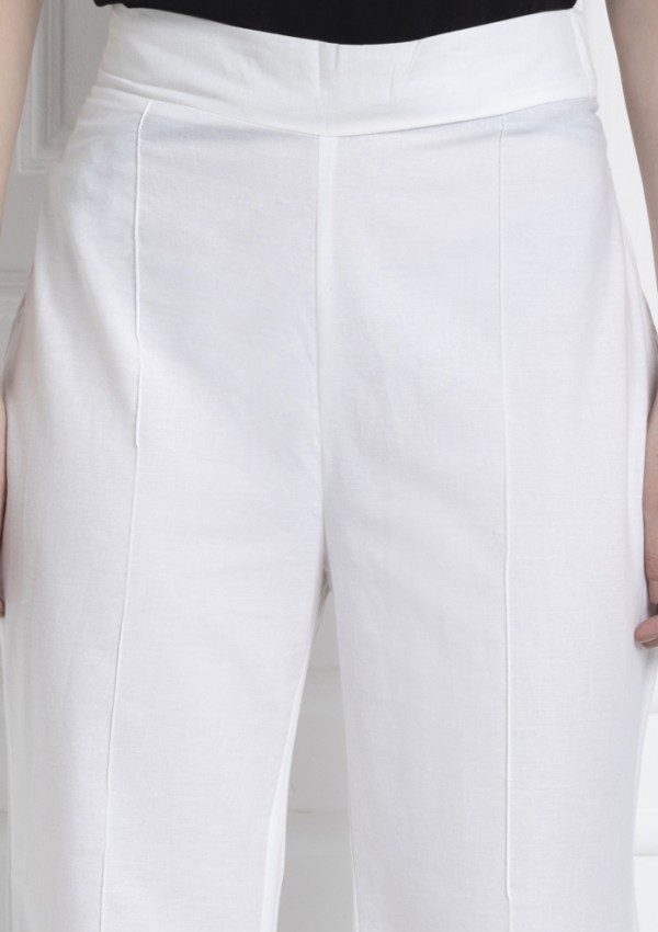 Wide Leg Pants in 100% Cotton