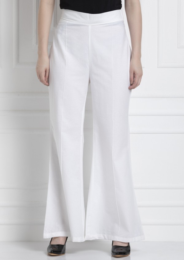 Wide Leg Pants in 100% Cotton