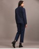 Denim blazer pant set