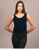 Velvet emeral green camisole