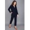 INDIGO BLUE COTSWOOL JUMPSUIT