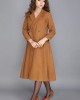WOOLLEN CAMEL COAT DRESS