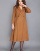 WOOLLEN CAMEL COAT DRESS