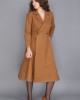 WOOLLEN CAMEL COAT DRESS