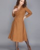 WOOLLEN CAMEL COAT DRESS