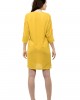 Long sleeves slim fit mini dress.