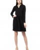 Black color mini dress