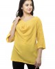 Yellow color halter top