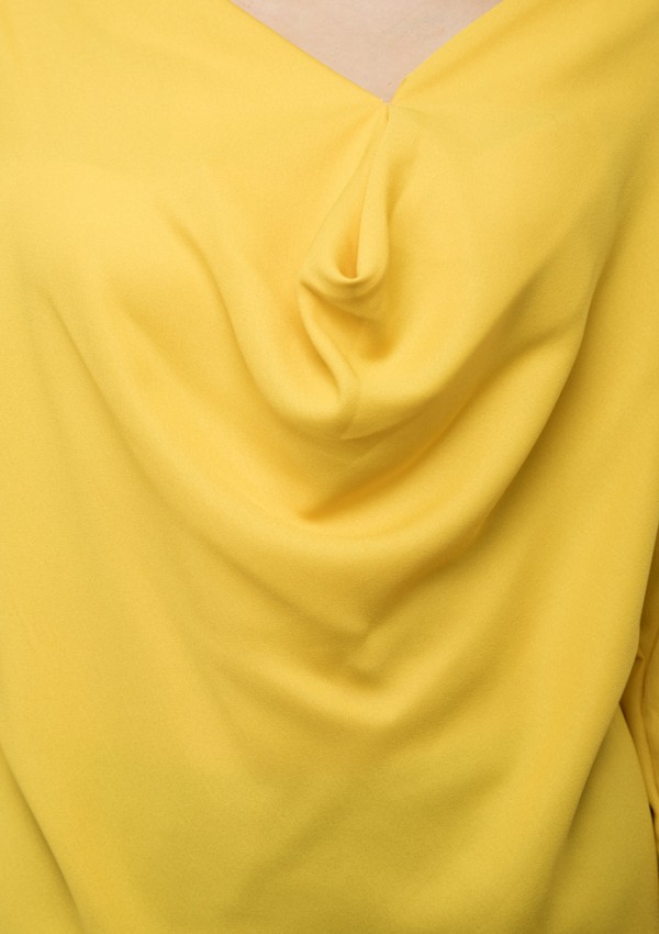 Yellow color halter top