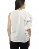 White sleeveless cami top