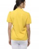 Notched neck with collars yellow top