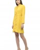 Waist belted long yellow kurti