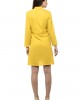 Waist belted long yellow kurti