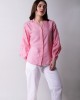 Striped Balloon Sleeve Top Striped Balloon Sleeve Top