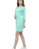 Vintage quarter sleeves midi dress