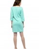 Vintage quarter sleeves midi dress
