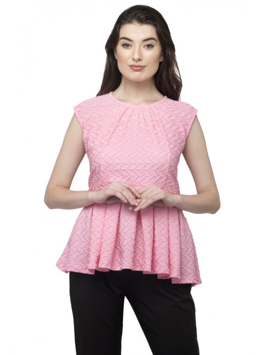 Sleeveless Flared Top