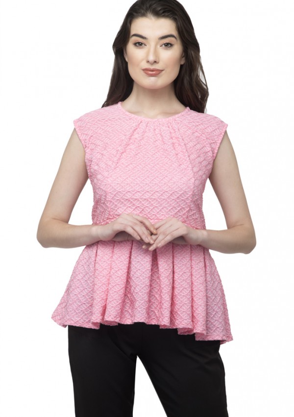 Sleeveless Flared Top