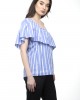 One Shoulder Ruffle Top