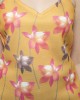 V-neck Striped Flowers Cami Top