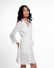 TEXTURED HANDWOVEN COTTON BATHROBE