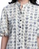 ENGLISH BREAKFAST, DUTTON DOWN DRESS WITH BALLOON SLEEVES & TIER PANEL